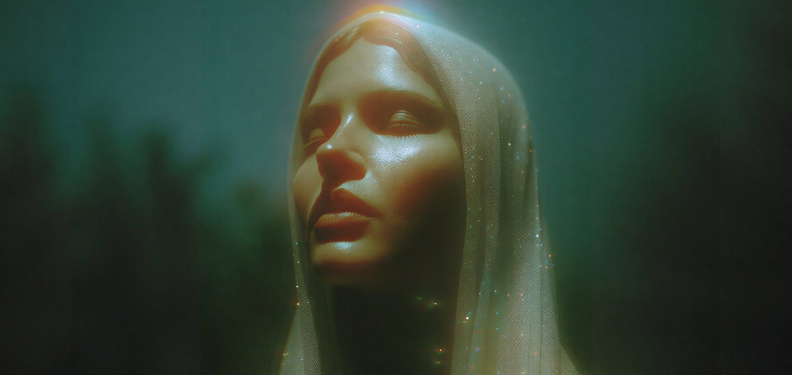Ethereal Veiled Portrait